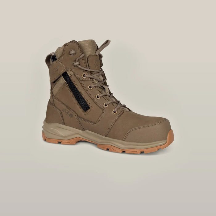 Hard Yakka Fusion S7S Safety Boots Stone