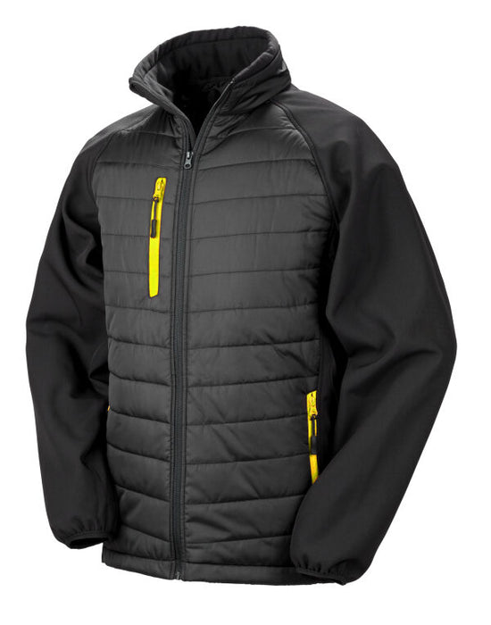 R237X Result Compass Padded Softshell Jacket Black