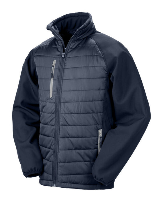 R237X Result Compass Padded Softshell Jacket Navy
