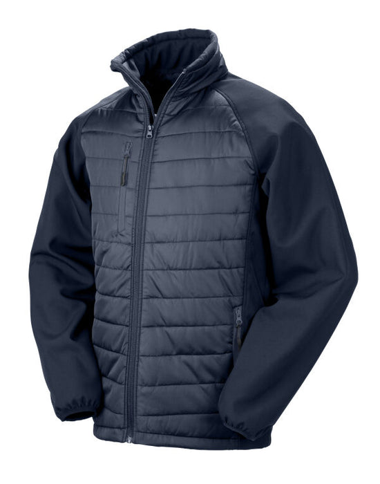 R237X Result Compass Padded Softshell Jacket Navy
