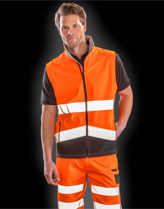 R451X Result Safety Softshell Gilet