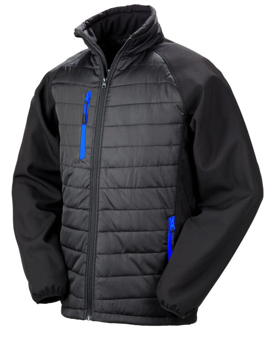 R237X Result Compass Padded Softshell Jacket Black