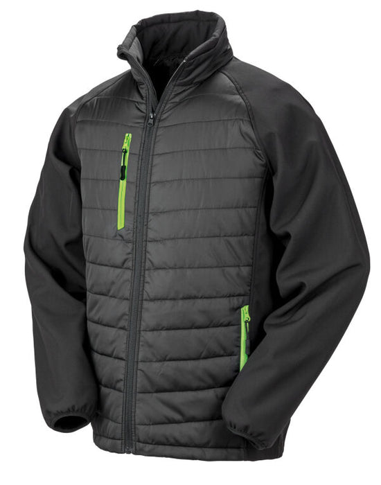 R237X Result Compass Padded Softshell Jacket Black