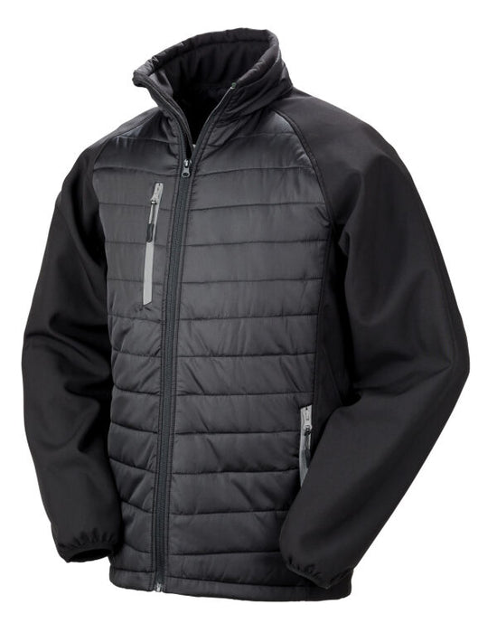 R237X Result Compass Padded Softshell Jacket Black