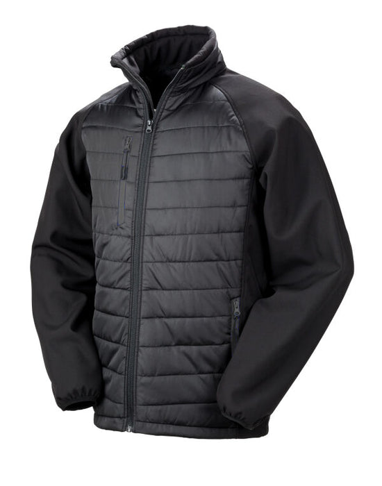 R237X Result Compass Padded Softshell Jacket Black