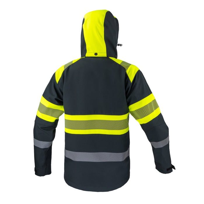 Rewelly Bergo Hi-Vis Winter Jacket Black/Yellow