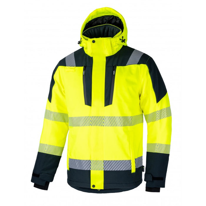 Rewelly Softshell Hi-Vis Winter Jacket Yellow/Black