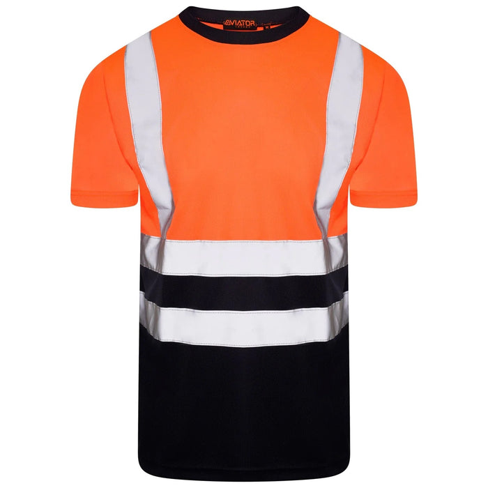 ISO 20471 Class 2 T-Shirt Orange/Navy