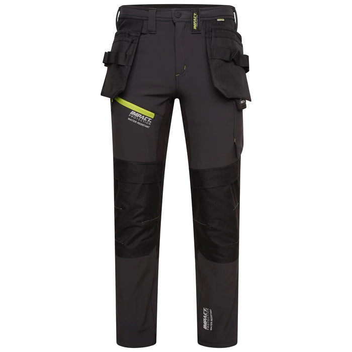 Professional Tactical Threads Strategic Men's Softshell Workwear Trousers - Grey