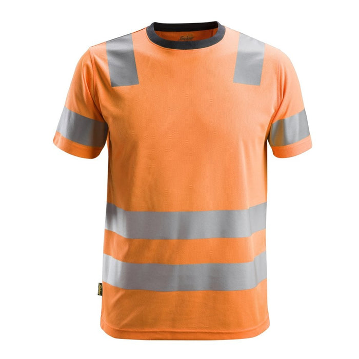 SNICKERS 2530 High-Vis T-Shirt Class 2 Hi-Vis Orange (5500)