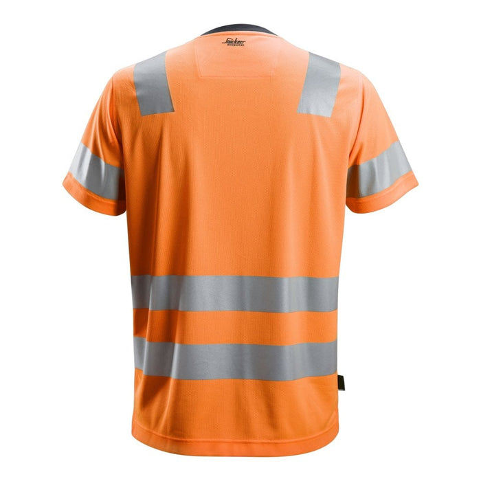 SNICKERS 2530 High-Vis T-Shirt Class 2 Hi-Vis Orange (5500)